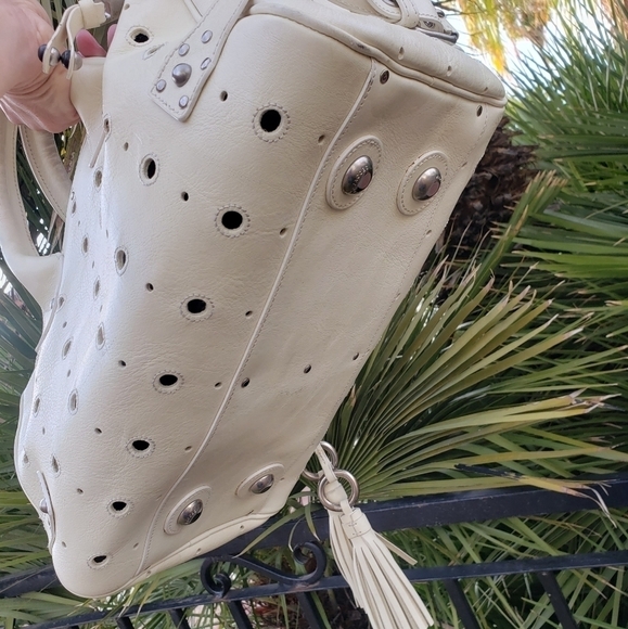 Marc Jacobs Pale Yellow Leather‎ Bridgette Satchel Bag - Picture 5 of 14